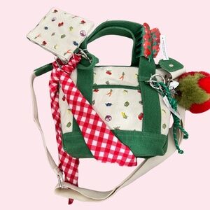 Farmer's Market Madden Girl Mini Tote NWT Fruit and Vegetable Bag